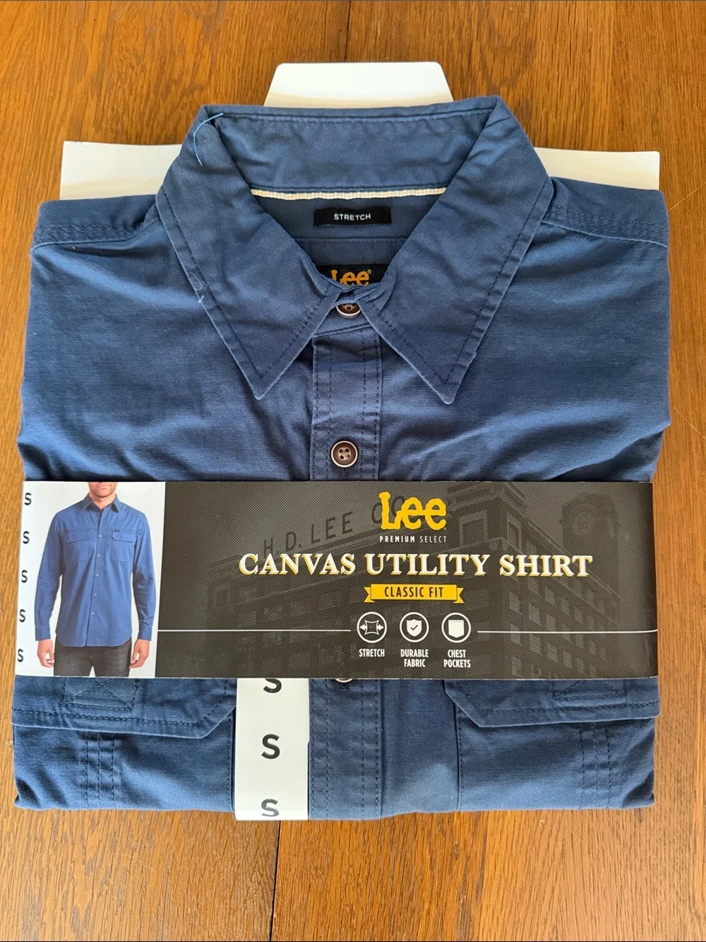 Lee Canvas Utility Shirt- Small - New